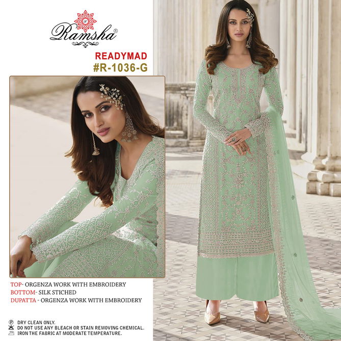 Ramsha R 1036 Readymade Designer Pakistani Suit
